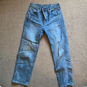 Gap 1969 Denim Jeans straight leg size 4/27 light wash